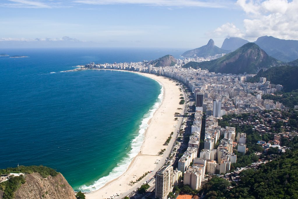 Copacabana's wave-pattern promenade