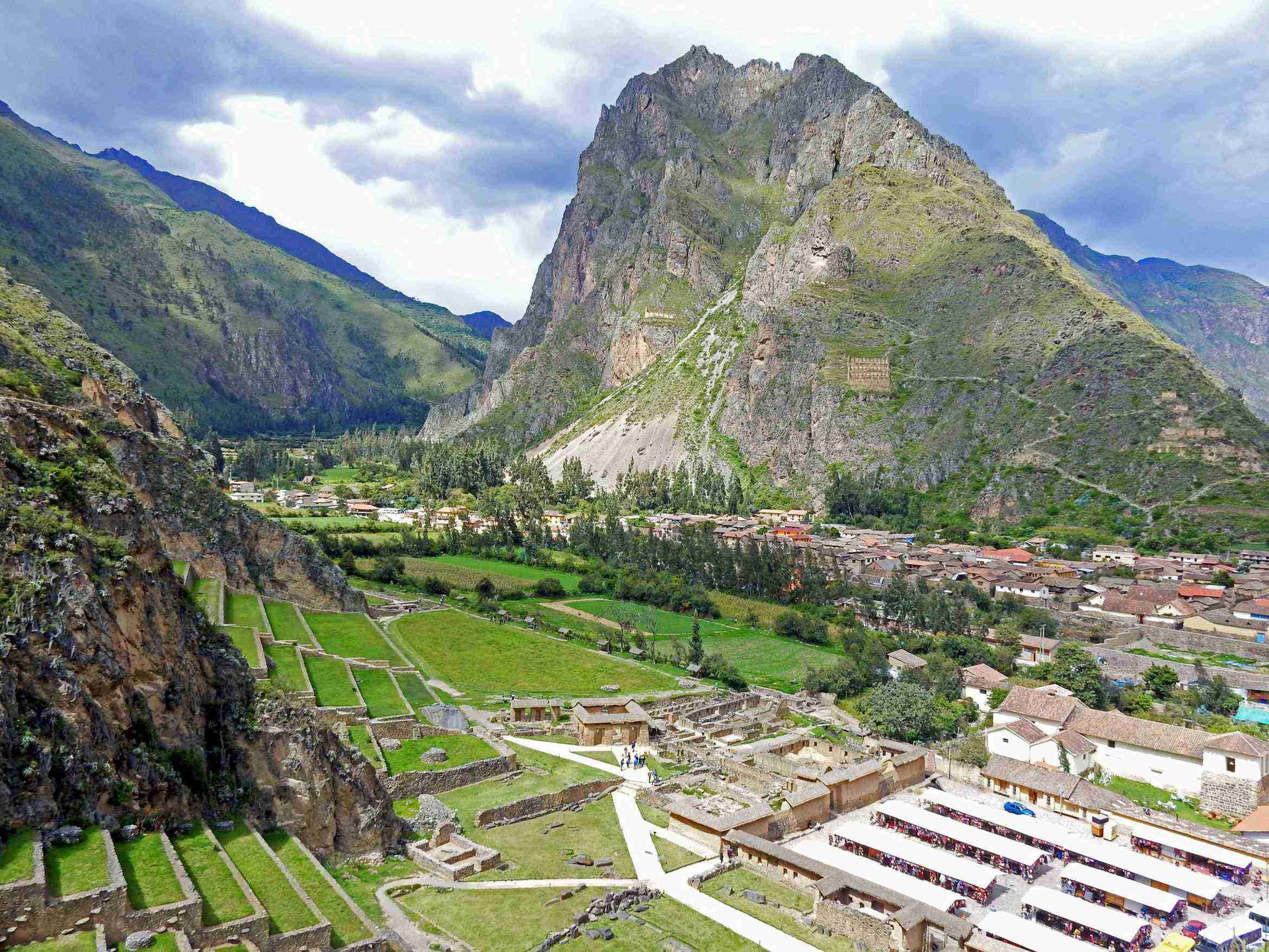 Ollantaytambo's fortress terraces