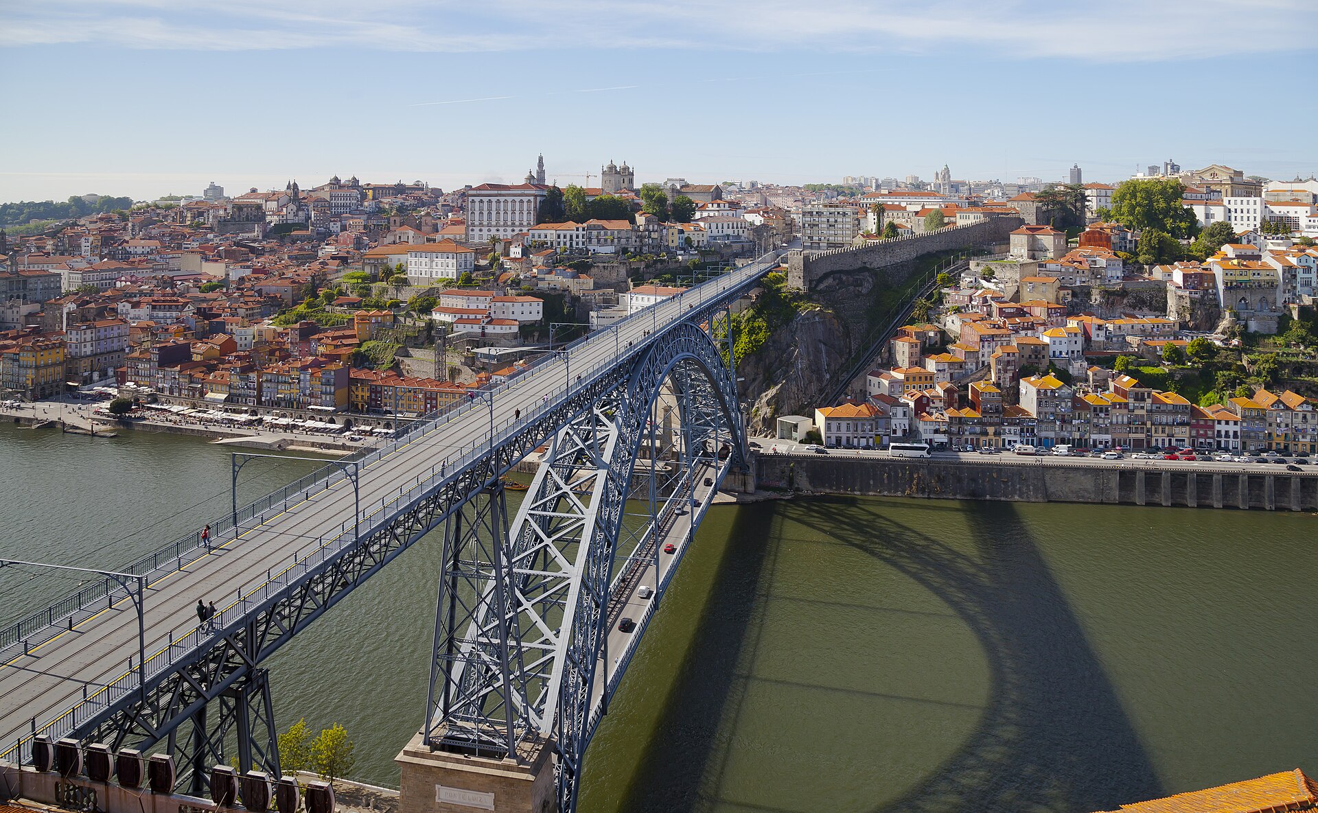 Porto's Ribeira district along the Douro river