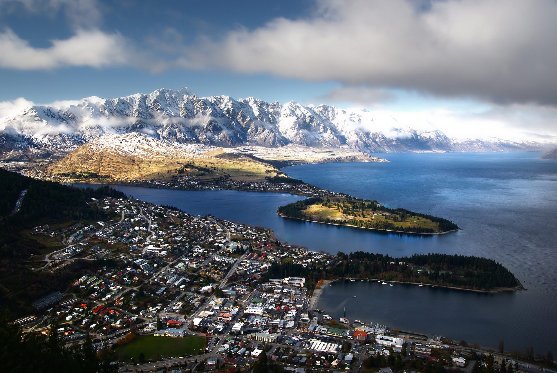 Queenstown on Lake Wakatipu