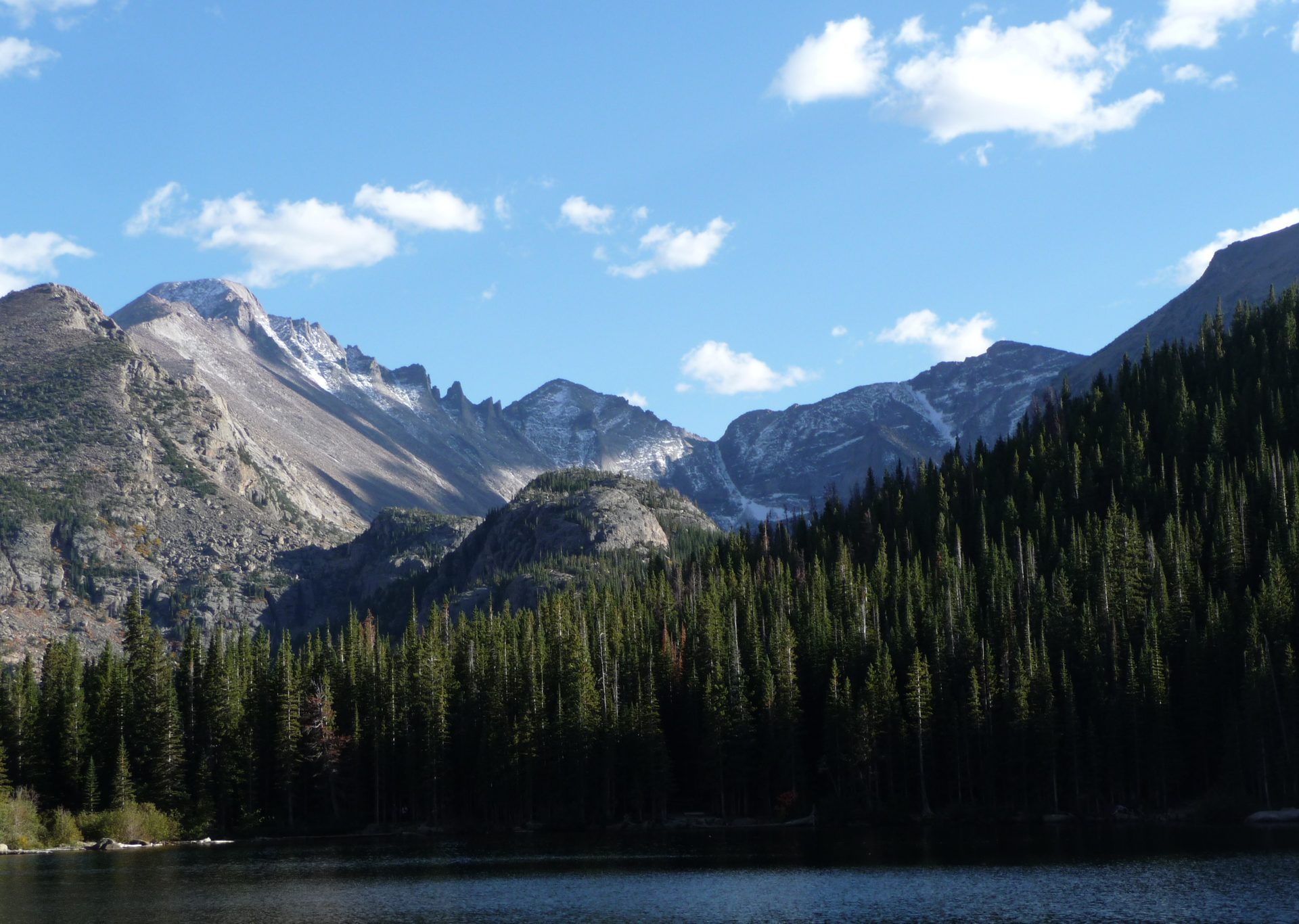 Rocky Mountain National Park peaks and meadows