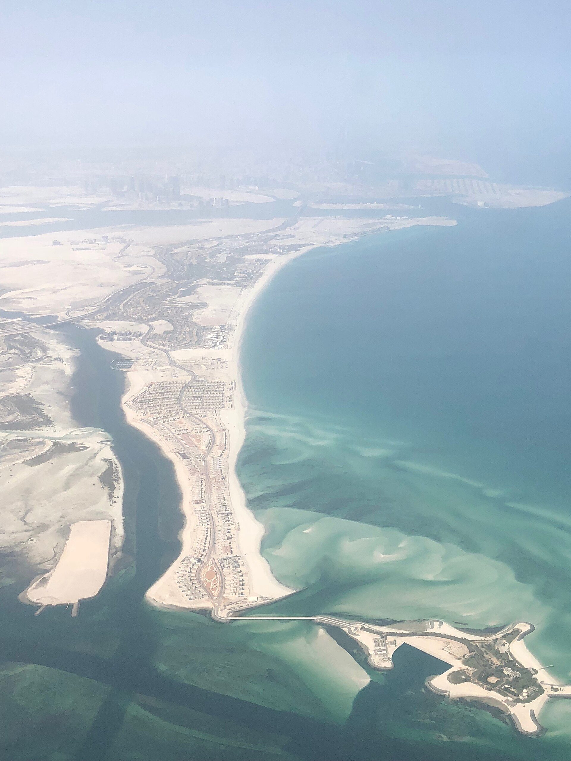 Saadiyat Island's white beach
