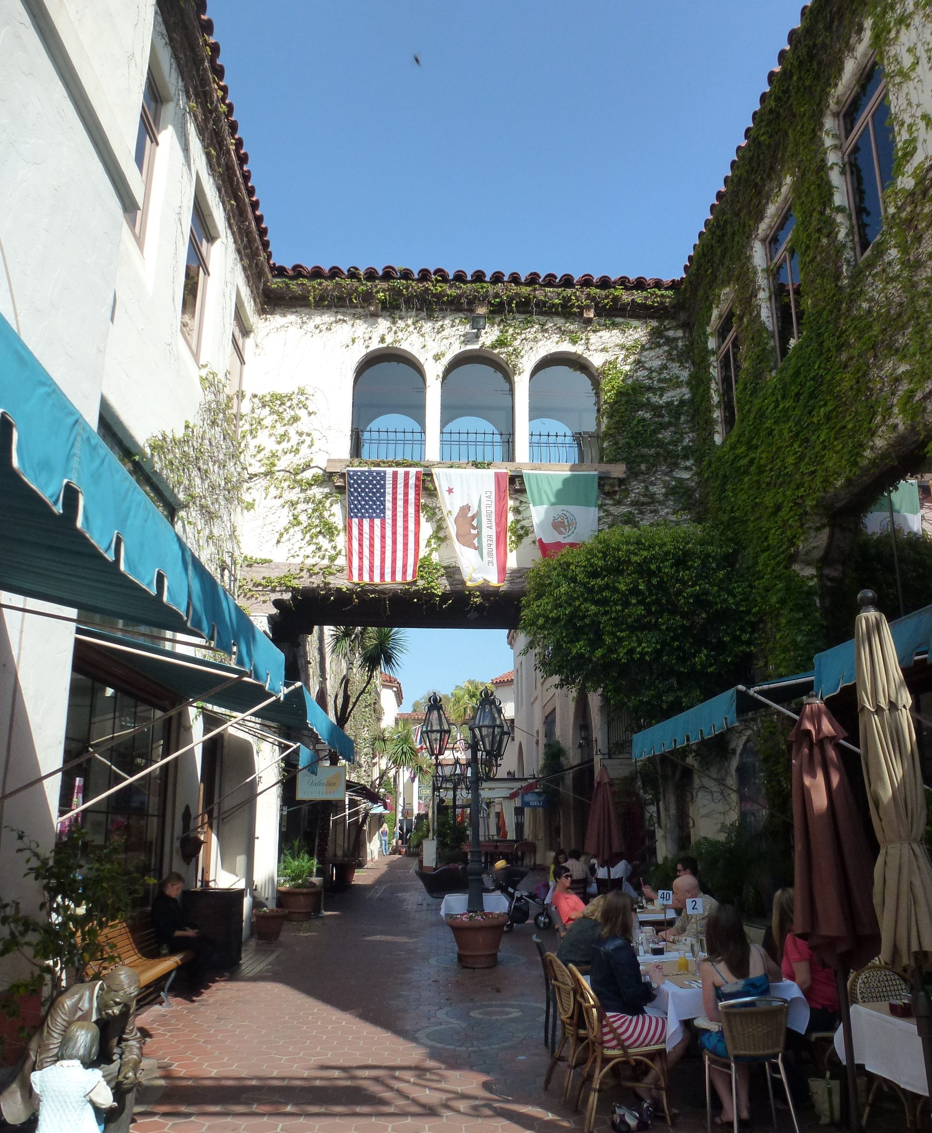 Santa Barbara's red-tiled waterfront