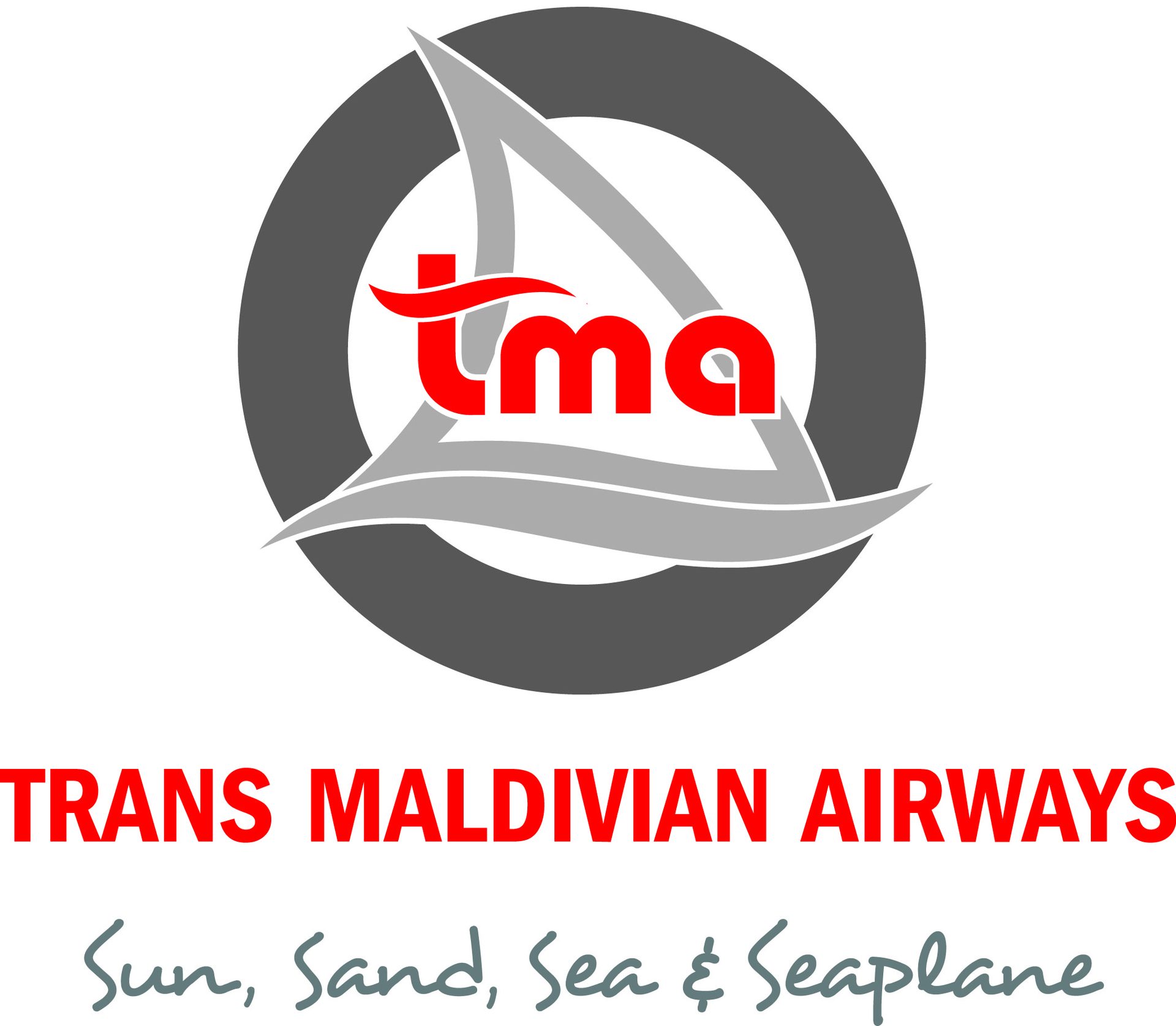 A seaplane over the atolls